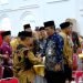Wagub Abdullah Sani saat menghadiri acara Halal Bi Halal HKKN Provinsi Jambi,di Maulidia Convention Center, Sabtu (10/06/2023). (Foto: Diskominfo/Sopbirin)