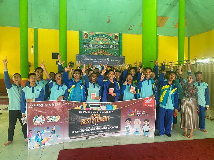Sosialisasi AHM Best Student di MAN Insan Cendekia Jambi, Selasa (13/06/2023). (Dok. Ega - Sinsen)