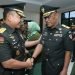 Kasad Jenderal TNI Dr. Dudung Abdurachman menerima laporan Kenaikan Pangkat 18 Pati TNI AD, di Guest House TNI AD, Cilangkap, Jakarta, Kamis (15/6/2023). (Dispenad)