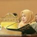 Laporan Pansus III disampaikan Musabakoh pada Rapat Paripurna DPRD Kab. Tanjabtim,di ruang sidang DPRD Tanjab Timur, Kamis (27/4/23). (Dok. Rizon)