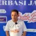 Ketua Umum KONI Provinsi Jambi, Budi Setiawan saat diwawancarai usai Opening Ceremony Porprov ke - XXIII Provinsi Jambi Tahun 2023 GOR Kota Baru, Senin (03/07/2023). (Dok. Realita Jambi/Deni)