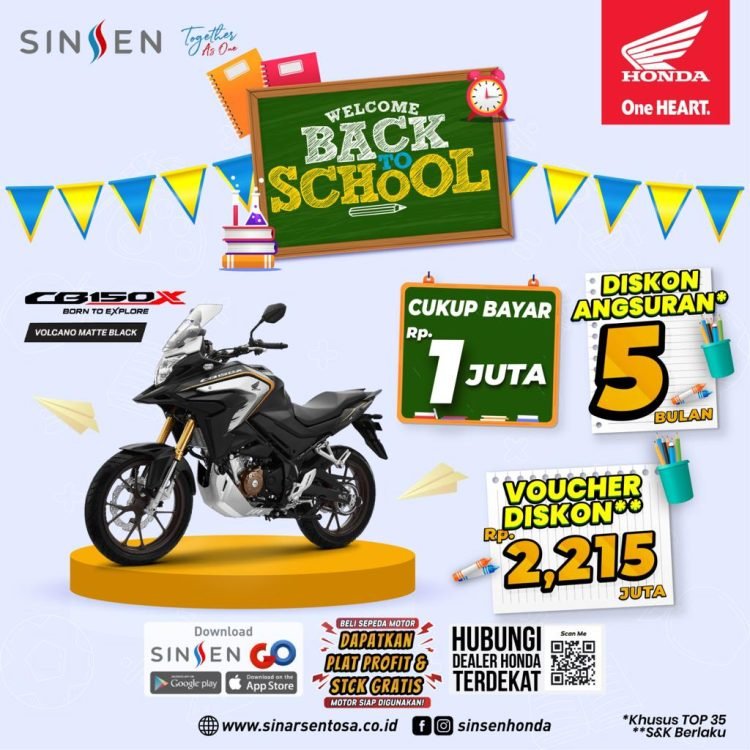 Flyer Promo Back to School PT Sinar Sentosa Primatama (Dok. Sinsen)