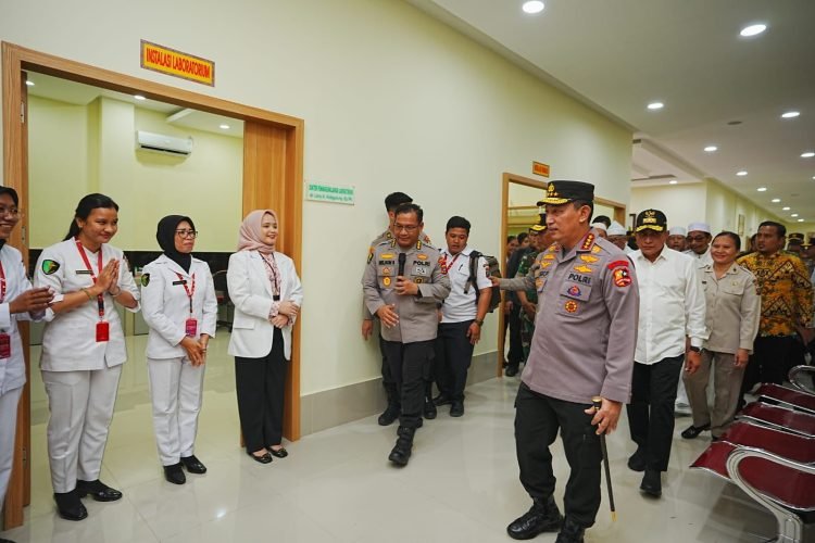 Kapolri pada peresmian RS Bhayangkara tingkat II Mas Kadiran di Kota Medan, Rabu (5/7/2023).(Dok. Humas Polda Jambi)