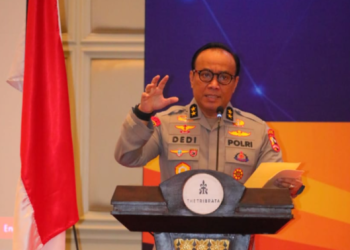 As SDM, Irjen Dedi Prasetyo saat menyampaikan kata sambutan (Dok. Div Humas Polri)