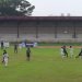 Pertandingan antara Kota Jambi menghadapi Tanjabtim di Stadion tri Lomba Juang, Jumat (7/7/2023). (Foto: realitajambi/Deni)