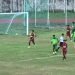 Perayaan gol pemain Batanghari, Phillipo Hijr setelah sukses mencetak goal lewat titik putih, Batanghari sukses kandaskan Sarolangun 3-0 di Stadion Tri Lomba Juang, Sabtu (8/7/2023). [Foto: RJ.COM)