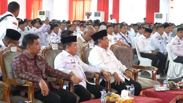 Al Haris pada Rakernas APDESI Tahun 2023 di Gedung Balairung Universitas Jambi, Mendalo, Rabu (26/7/2023). (Foto: Diskominfo/Hori)