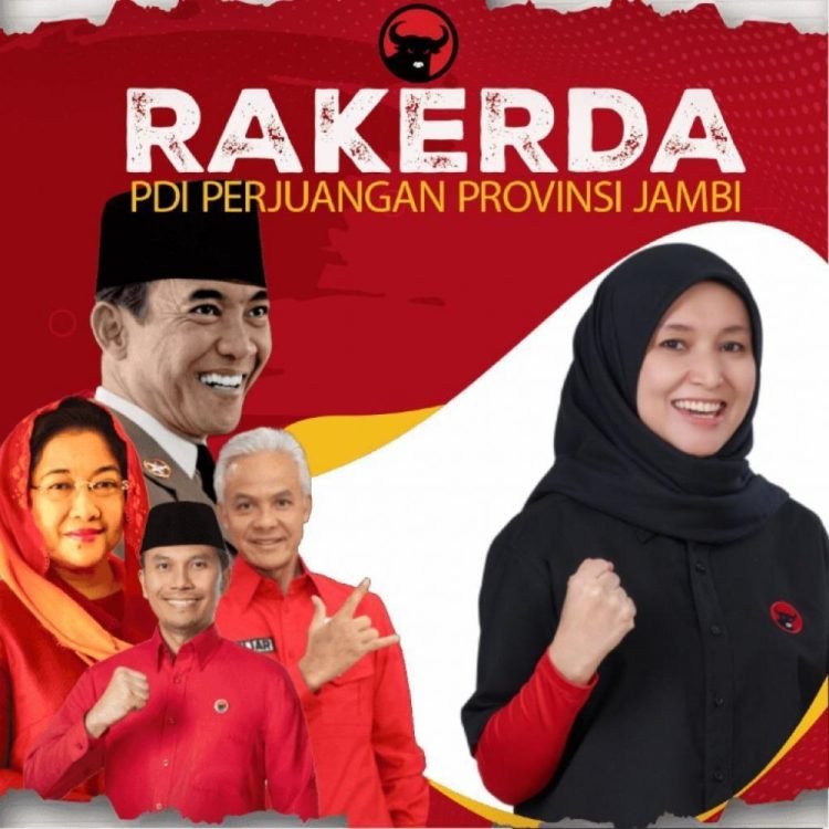Flyer Rakerda PDI Perjuangan Jambi (Dok. PDI Perjuangan Jambi)