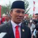 Edi Purwanto saat diwawancarai usai mengikuti pelaksanaan upacara peringatan HUT RI ke 78 di Lapangan Kantor Gubernur Jambi, Kamis (17/8). (Dok. RJ.COM/Haitami)
