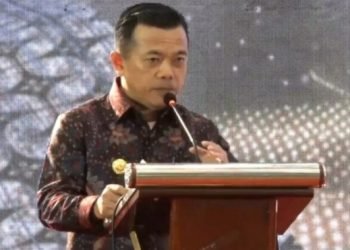 Al Haris memberikan kata sambutan pada Seminar APPSI di Jateng, Kamis (31/8/2023). (Dok. Kominfo)