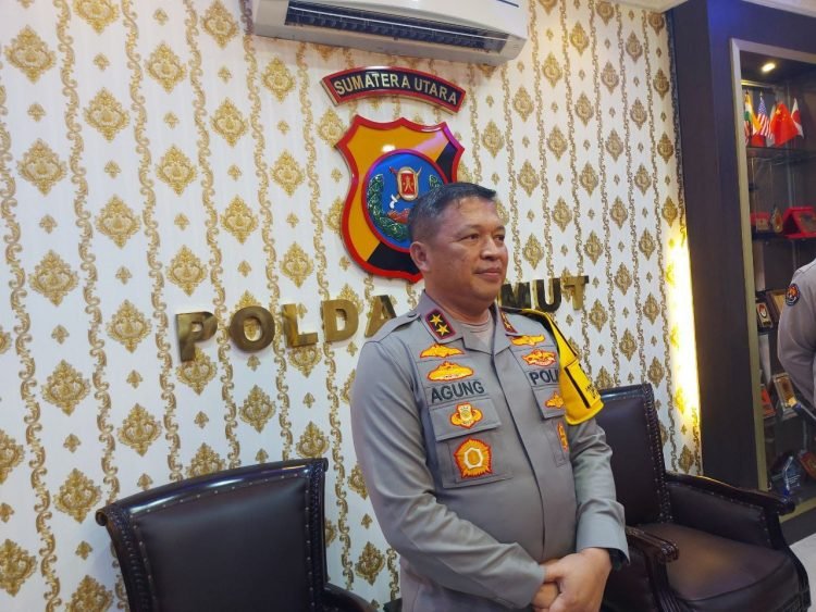 Kapolda Sumatera Utara (Sumut) Irjen. Pol. Agung Setya Imam Effendi saat memberi keterangan di Mapolda Sumut,  Senin (4/8/23). (Dok. Humas Polda Sumut)