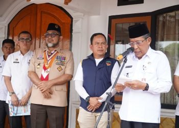 Roadshow rombongan KPK RI di Bumi Sepucuk Jambi Sembilan Lurah dalam rangka Roadshow Bus KPK tahun 2023 di Provinsi Jambi, Rabu (06/09/2023). (Foto : Harun -Kominfo)