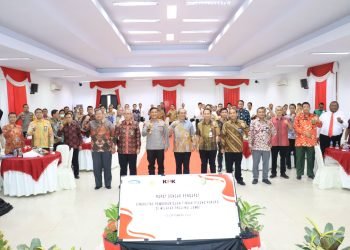 Kapolda pada acara Rapat Dengar Pendapat Sinergitas Pemberantasan Tindak Pidana Korupsi di Provinsi Jambi di Aula Lantai IV Mapolda Jambi, Jumat (15/9/2023). (Dok. Humas Polda Jambi)