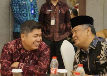 Ketua DPRD Kota Jambi, Putra Absor Hasibuan, SH menghadiri kegiatan Rapat Koordinasi Pencegahan Korupsi di Ballroom Swisbell Hotel, (14/09/2023) (dok. humas)
