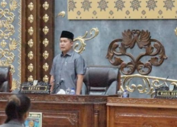 DPRD Kota Jambi Gelar Paripurna Jawaban Pemerintah Terkait Ranperda 2024 di Gedung Swarna Bhumi DPRD Kota Jambi, Rabu (13/9/23). (Dok. Humas)