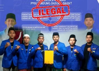 Ketua Komisariat dan Rayon PMII Se-Tanjab Barat di kantor sekretariat Komisariat dan Rayon PMII Se-Tanjab Barat, Jumat (06/10/2023),. (Dok. PMII Tanjab Barat)