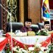 Edi Purwanto saat Pimpin Rapat Paripurna Hari Jadi Provinsi Jambi ke 67 digedung DPRD Sabtu (6/1/24).(Dok. Hadian - Humas)