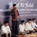 Edi Purwanto pada acara Halal Bihalal bersama dengan Keluarga Besar DPRD Provinsi Jambi, di Gedung DPRD Provinsi Jambi, Senin (22/4). (Dok. Hadian Humas)