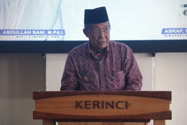 Kegiatan Halal Bihalal Pemprov Jambi di Kabupaten Kerinci dan Kota Sungai Penuh di Aula Kantor Walikota Sungai Penuh, Selasa (30/04/2024). (Dok. Setiadi - Kominfo)