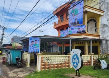Posko tim relawan Keluarga Haris-Sani Mantap (Kharisma) di Nipah Panjang (Dok. pariwarajambi)