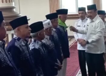 Pj Bupati Asraf Hadiri Manasik dan Pelepasan CJH Kabupaten Kerinci