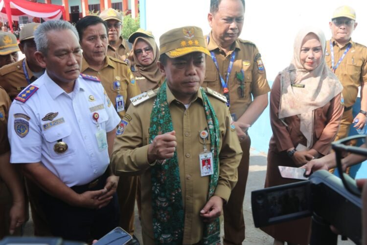 Al Haris usai Apel Pelaksanaan PPDB TA 2024/2025, bertempat di SMA Negeri 13 Kota Jambi, Senin (10/06/2024) (Foto: Agus - Kominfo)