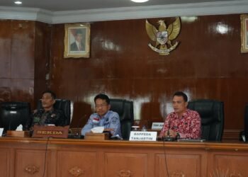 Musrenbang RPJPD Tahun 2025-2045 di aula kantor Bupati Tanjung Jabung Timur (Tanjabtim) Kamis (13/06/2024). (Dok. Yudha)