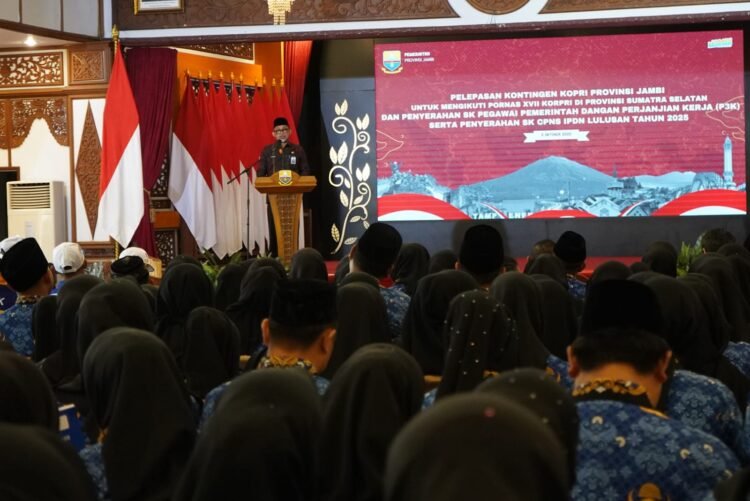 Sekda Sudirman Lepas 113 Atlet Korpri ke Pornas XVII Sumsel