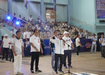 Gubernur Jambi, Al Haris., membuka secara resmi Turnamen Gubernur Cup Futsal 2026 di GOR Kotabaru, Kota Jambi, Rabu (14/1/2026).